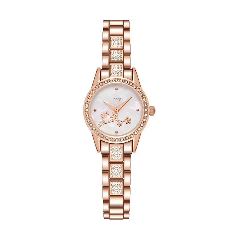 

Elegant Quartz Women's Watch Fashion Luxury Stainless Steel Waterproof Ladies Wristwatch Clock Bracelet Watch For Women