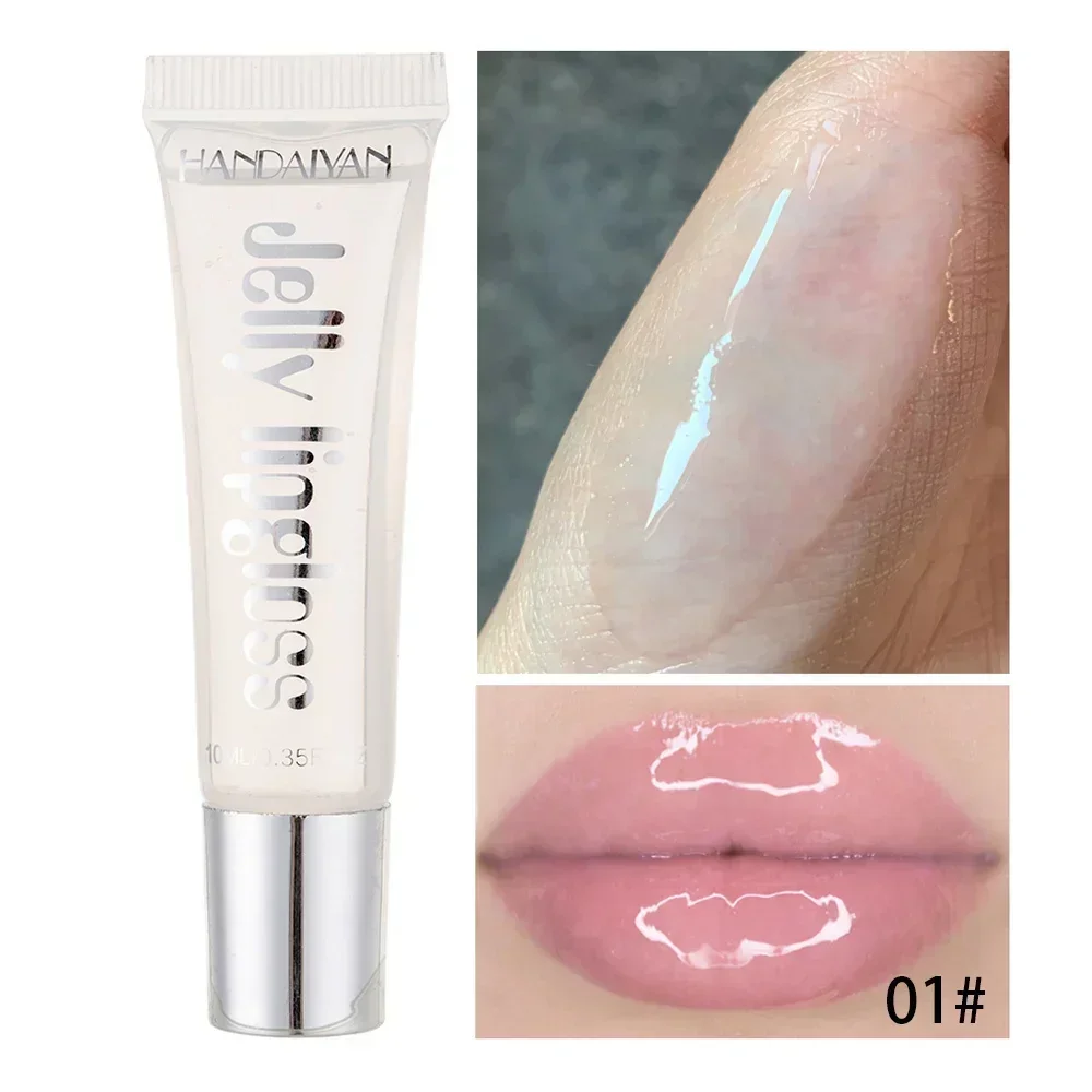 Moisturizing Gloss Plumping Lip Gloss Lip Plumper Makeup Glitter Nutritious Liquid Lipstick Cherry Jelly Oil Clear