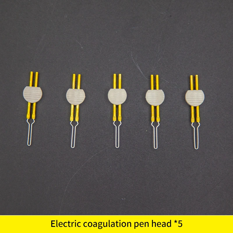 Stylo de coagulateur électrique à ressort, tête de stylo hémostatique, outils de chirurgie oculaire à Double paupière, Instruments en plastique, cautère électrique