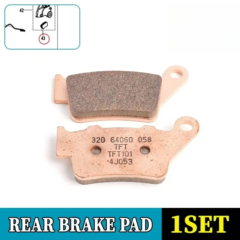 Rear brake pad