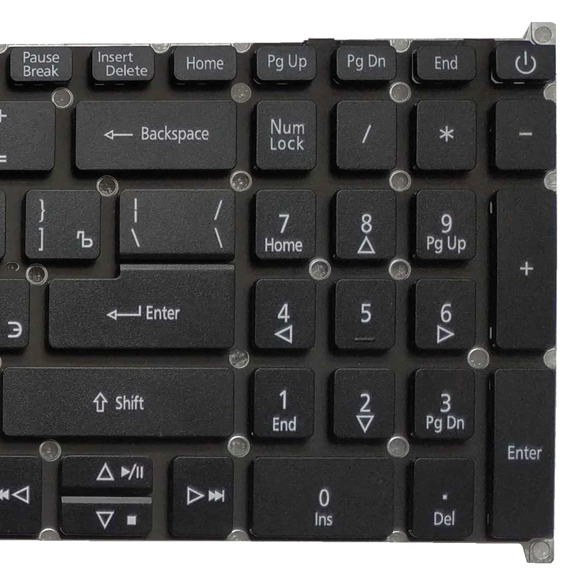 Teclado de Laptop Russo sem Moldura para Acer Aspire A71574g A715-75 A715-75g N17c2 N19c5 Novo - Imagem 5