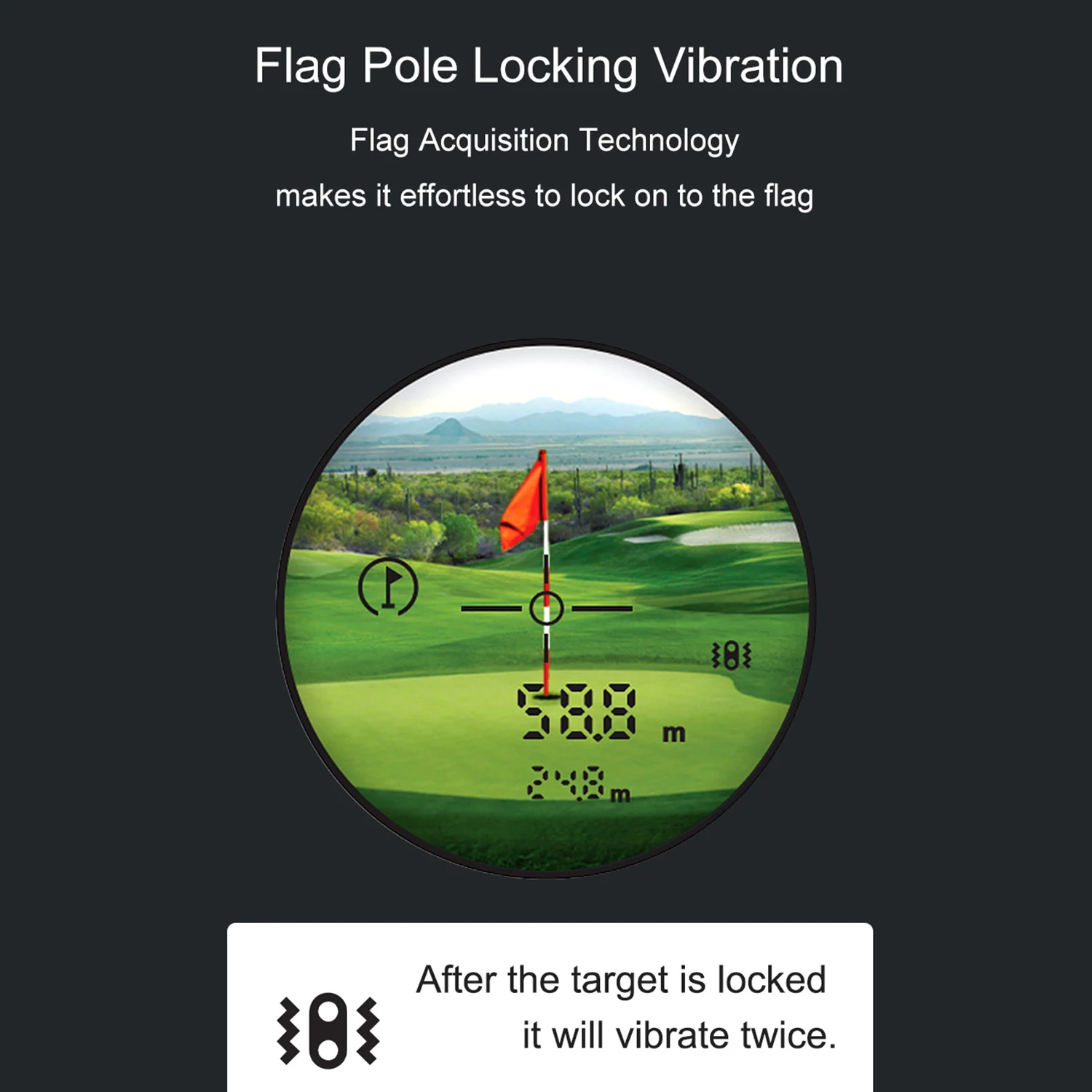 500-1000M High Precision Laser Distance Meter 6X Magnification Outdoor Golf Telescope Laser Ruler Handheld Golf Rangefinder