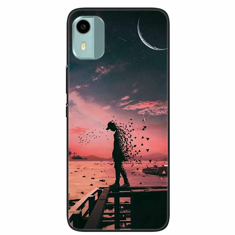 Shockproof Silicone Phone Case - Cool Wolf & Lion Animal Print Design