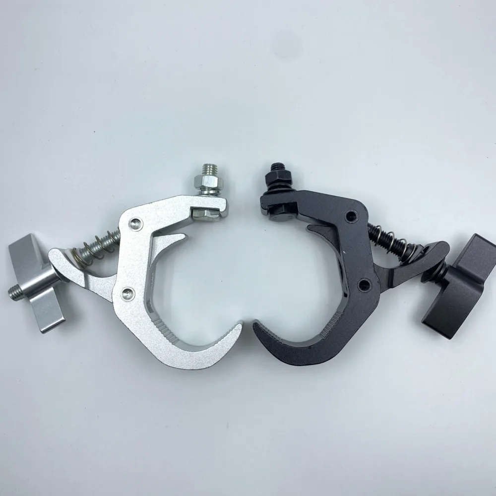 Truss Morsetto In Alluminio Argento/Nero Stage Light Hook Caricamento Mobile Dj Equipment Beam Moving Head Led Par Light Dmx Smoke Machine