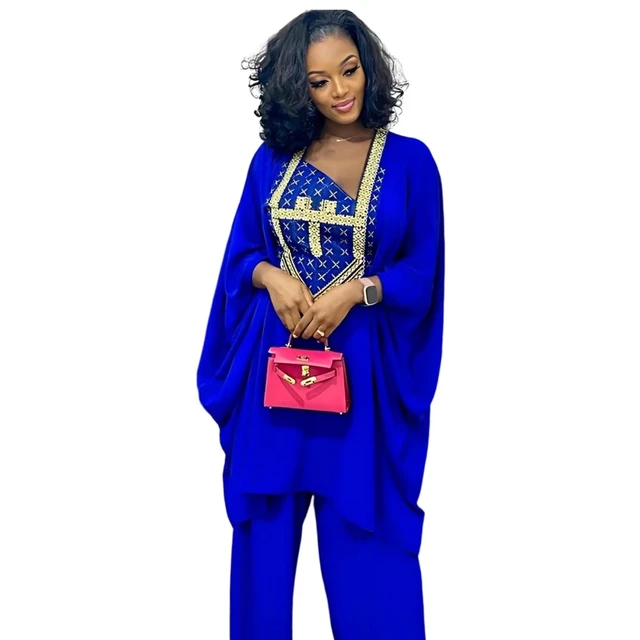 Bisiola Embroidered Dashiki Outfit