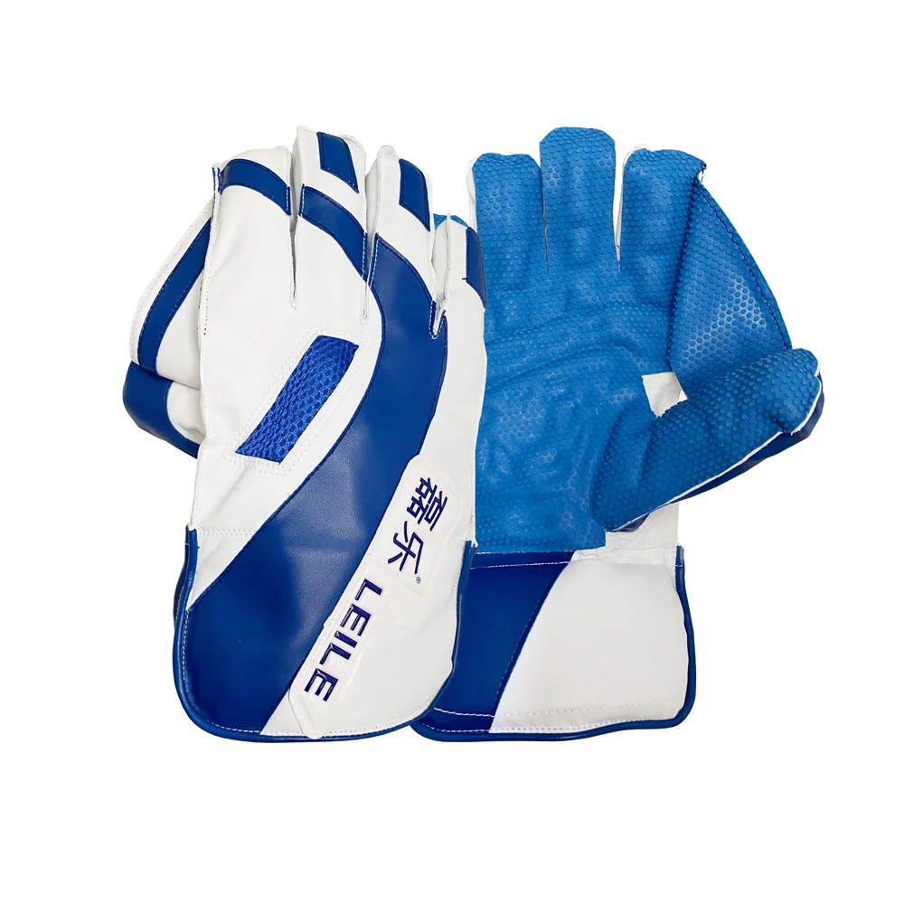 Cricket Keepping Gloves Catcher Protective Slip Breathable Portable Palm Sucker Sport Leather Hand Protectors
