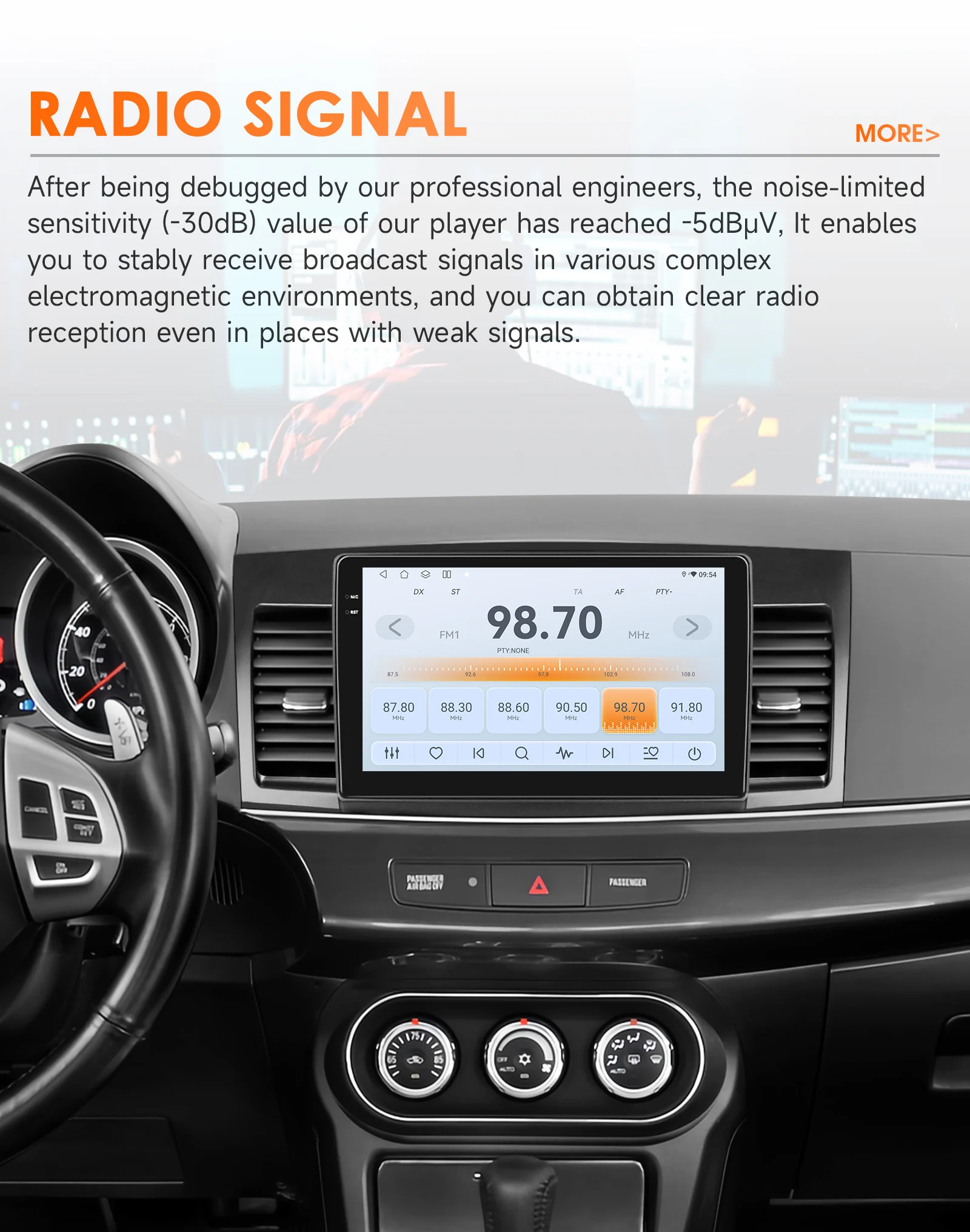 10,1" Hizpo 2Din Android Autoradio für Mitsubishi Lancer 2007-2012 GPS RDS DSP SWC Auto 4G BT CarPlay Snapdragon 6115 360 ° CAM – Detail 18