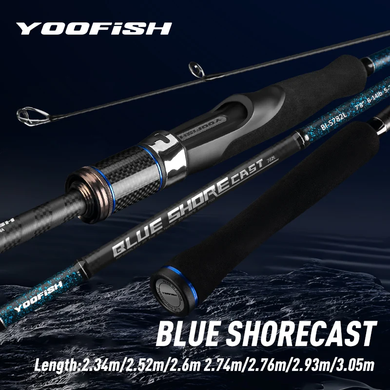 Yoofish BLUE Shorecast Bass Rod 1