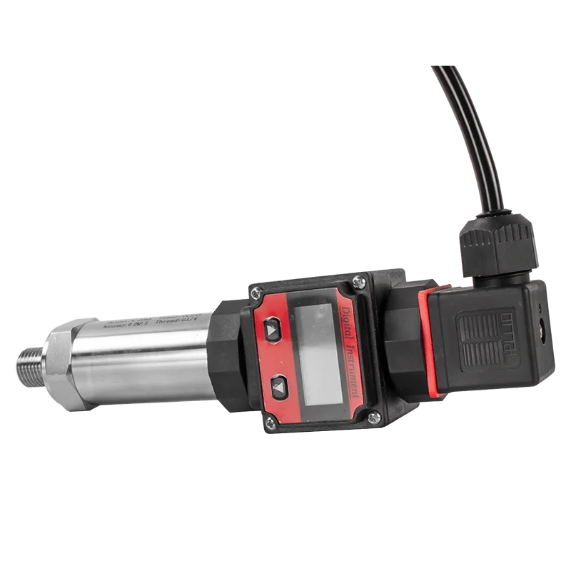 LCD display Pressure Sensor 5bar 10bar 16bar 0.1Mpa 24V G1/4 water oil gas pressure transmitter