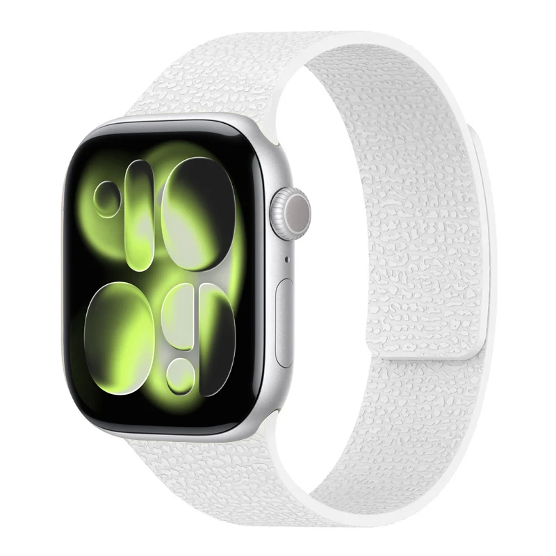 ตัวเลือกสินค้า สายรัดข้อมือซิลิโคนยืดหยุ่นสำหรับ Apple Watch ทุกรุ่น