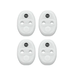 Silicone Car Door Protector - Shockproof, Mute, Dustproof for Enhanced Vehicle Protection (4pcs - WHITE - Opel)