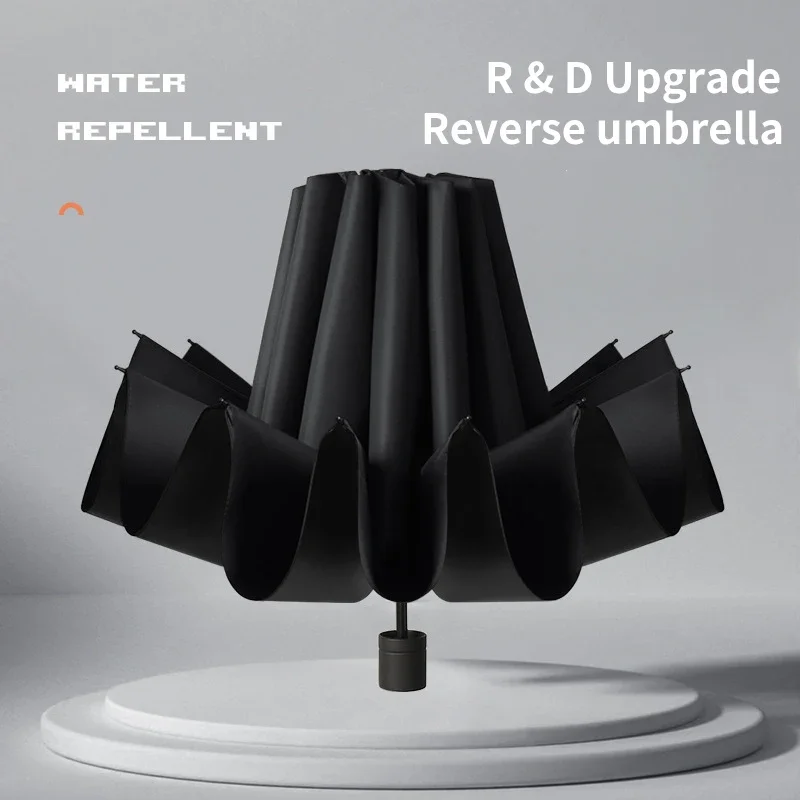 Folding Umbrella Super Large Foldable Umbrella With Black Glue Sun Protection Reinforced 12 Bones Sturdy For Men Women