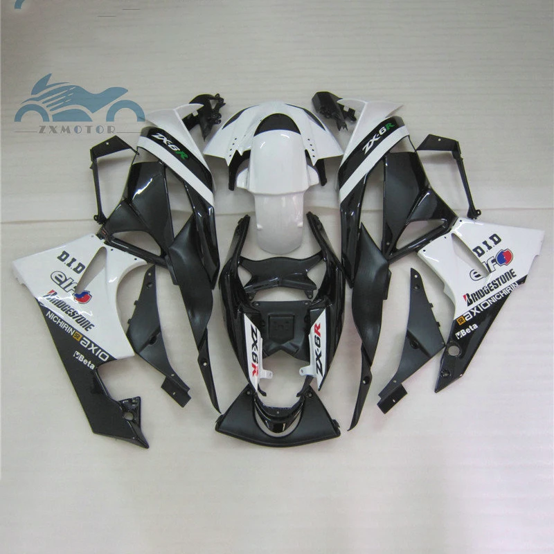 Комплект обтекателей из АБС-пластика на заказ для KAWASAKI Ninja 2009- 2012 ZX6R комплект
