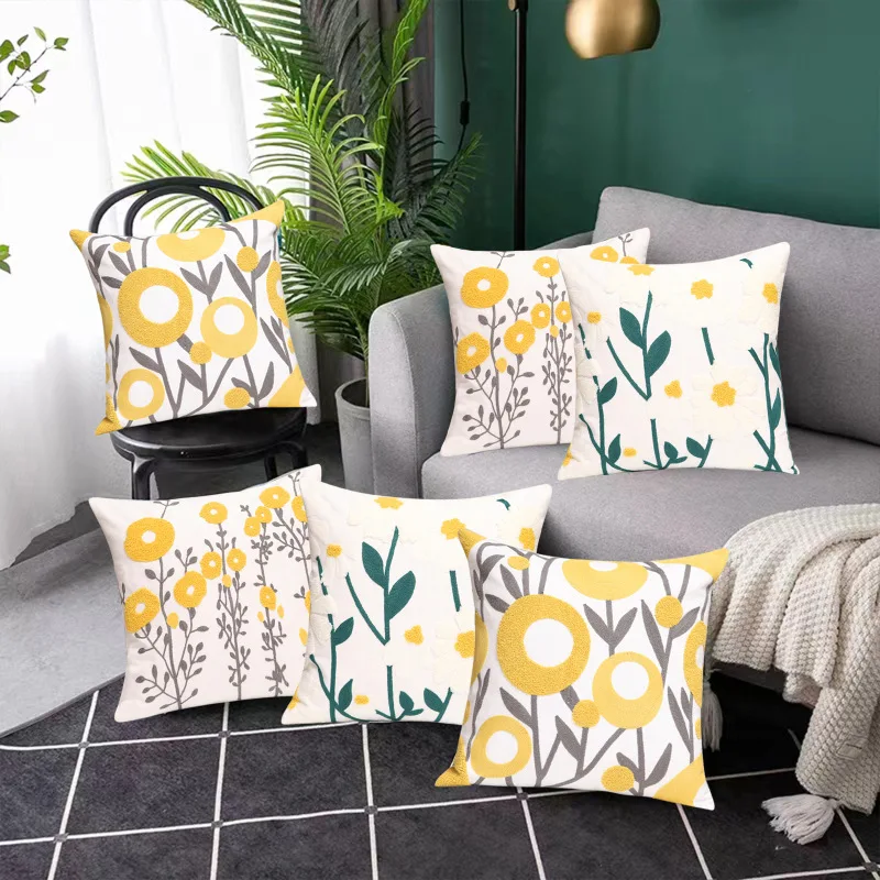 Decorative Throw Pillow Cover Display