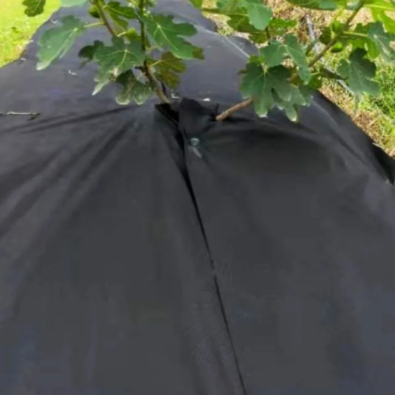 10m/20m Non-woven Black Non-woven Fabric Breathable Geotextile Anti-aging Gardening Fabric Weed-proof Cloth Weeding Cloth