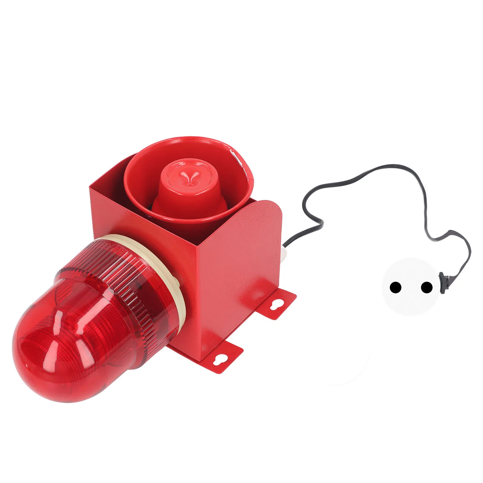 

Industrial Alarm LED Beads Industrial Siren Alarm Wall Mount Waterproof Low Power Consumption Volume Adjustable for Farms