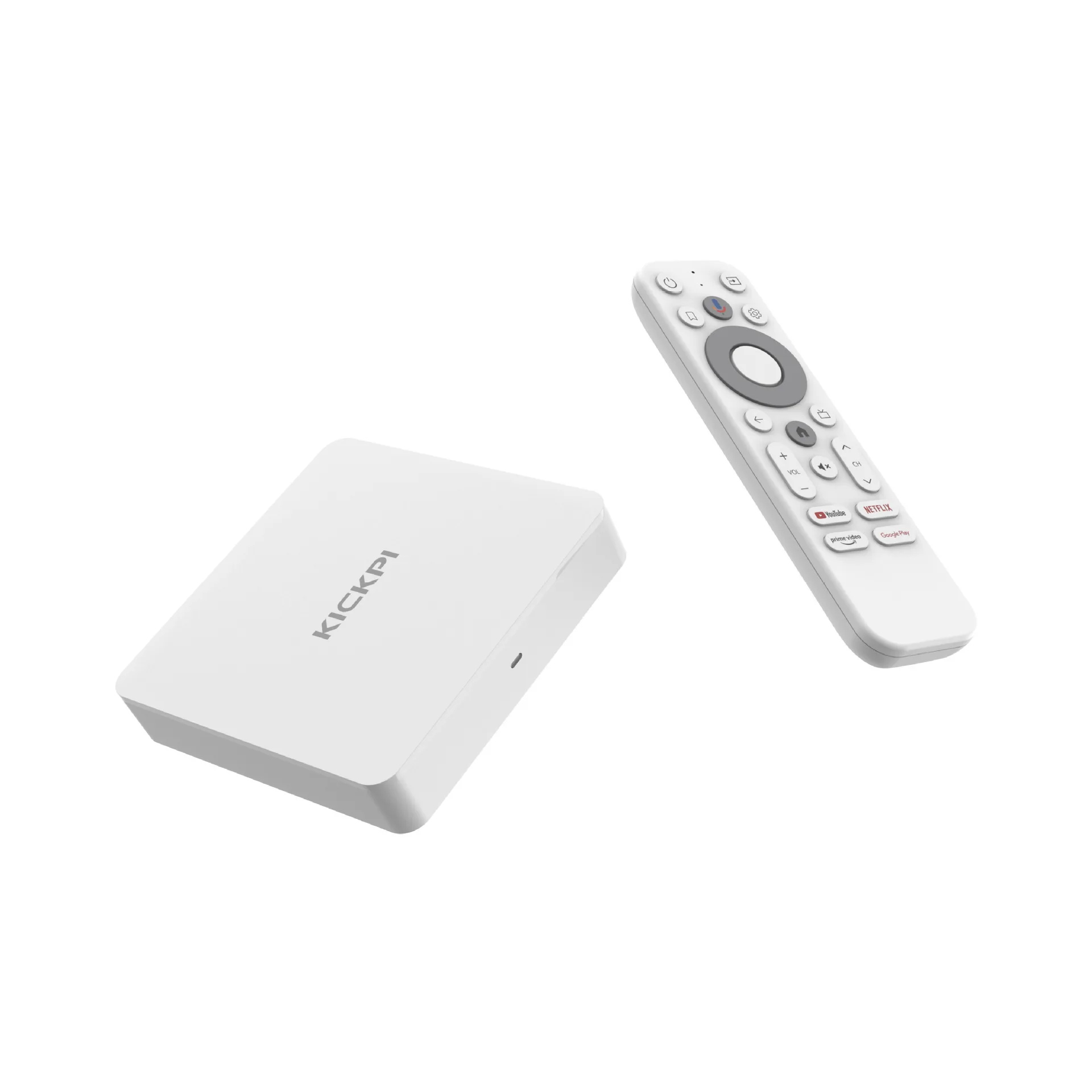 

Оригинальная ТВ-приставка KICKPI KP1 на белом Andorid от Google/Dolby Certflied Smart Netflix 4K Player Amlogic S90Y4 32 ГБ ROM WIFI5 Tvbox