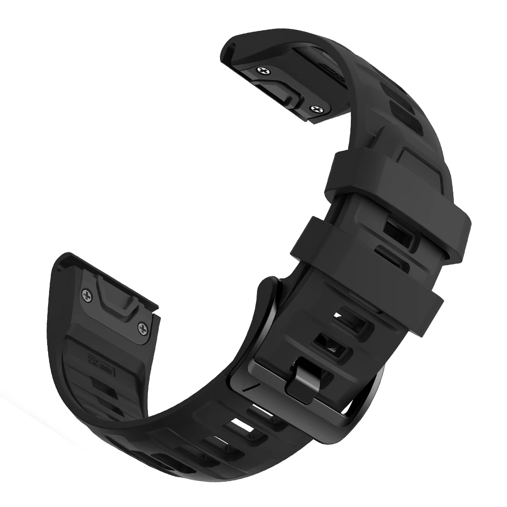 Quick Fit 20mm Sports Silicone Watch Strap Bracelet