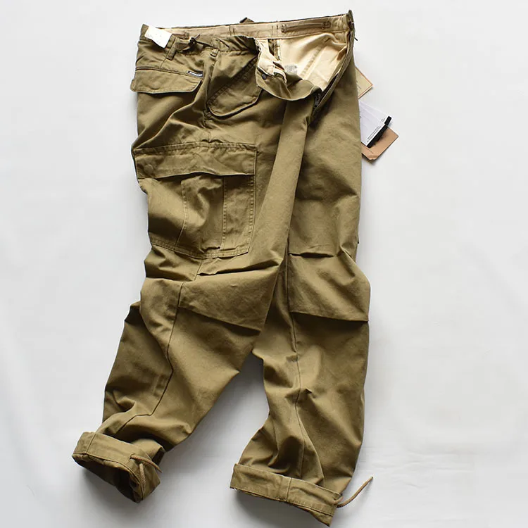 American Loose Straight Tube Canvas Verschleißfeste Arbeitshose Herren-Fallschirmjägerhose mit mehreren Taschen, strapazierfähig, lässig, lang – Detail 20