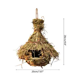 Decorative Hanging Natural Grass Bird House Nest-Haven (427)