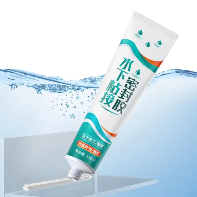 

120ml Sealant Glue Eco-friendly Adhesive For Fish Tank Swimming Pool Ceramic Tile Ship Repair Can Operate Underwater