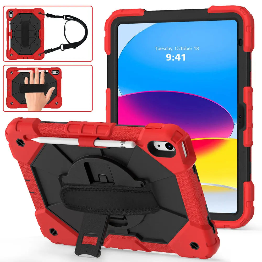 Kids Durable Hard PC Silicone Tablet Case