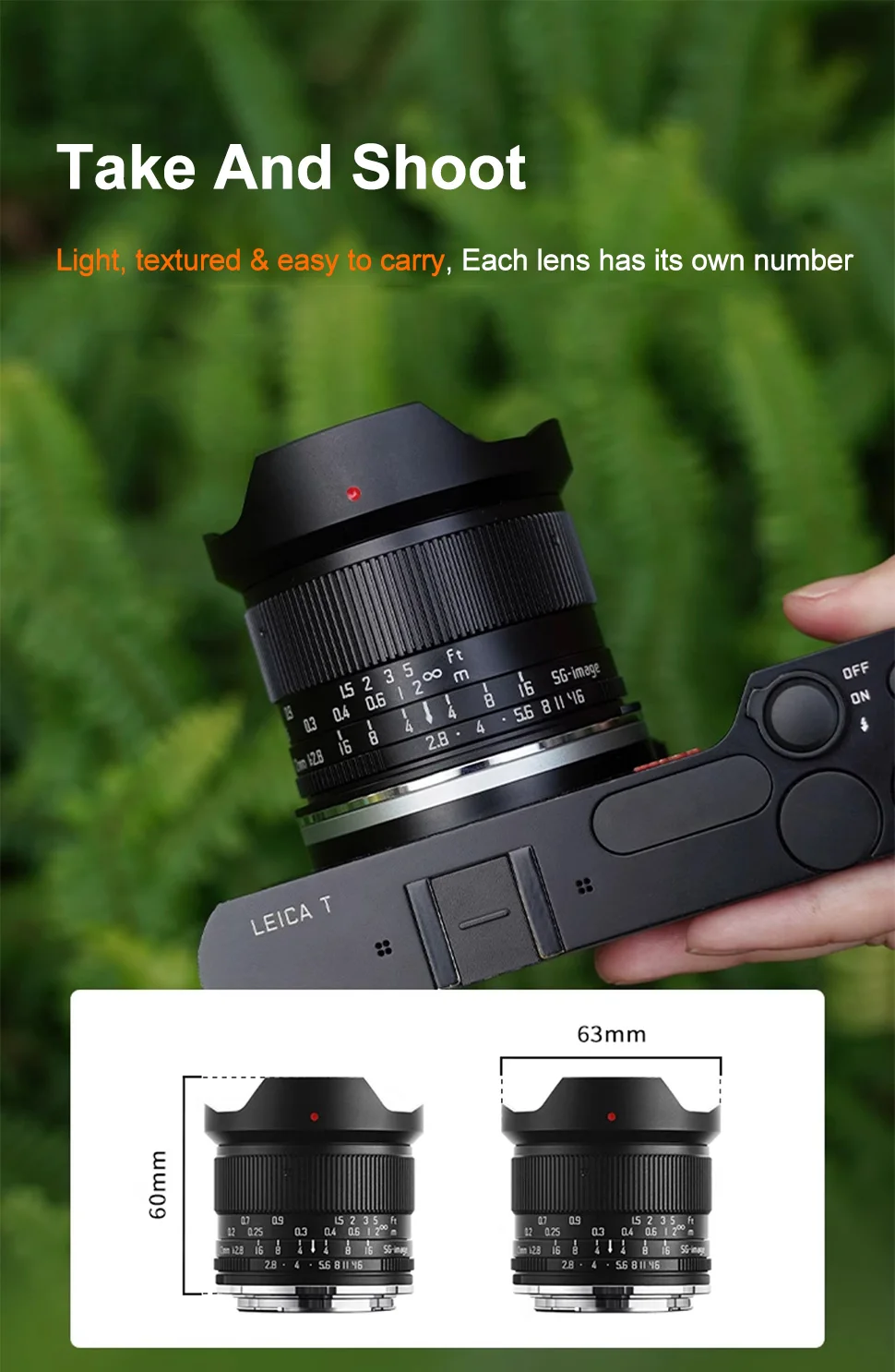 専用② SGimage 12mm F2.8 MF Ultra Wide Angle Prime Lens For Sony Fuji