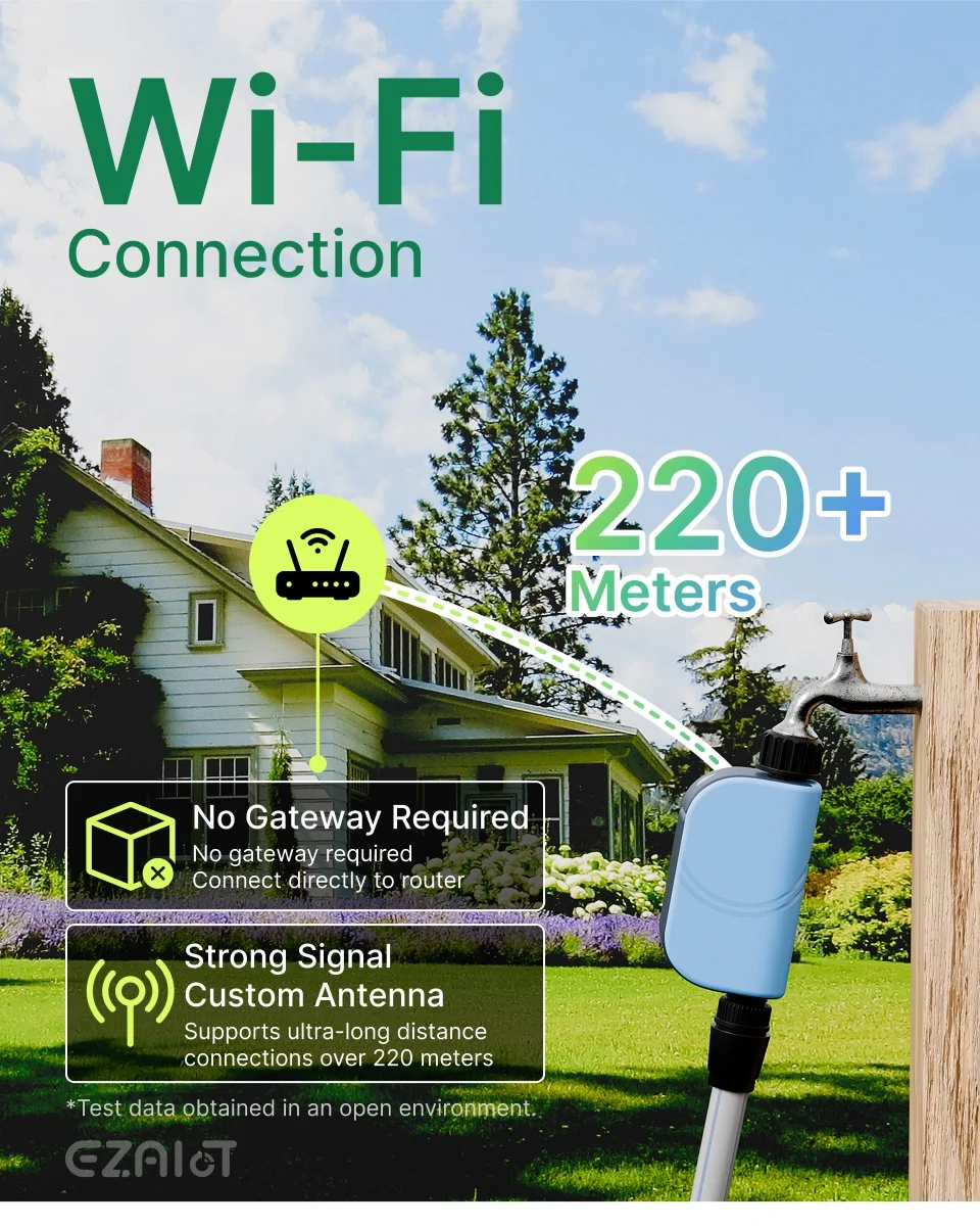 Wifi Smart Garden Watering Timer Automatic Irrigation Programmer System Sprinkle