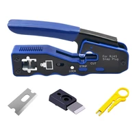 Crimp Tools Crystal Head Wire Pliers Crimping Tool 8P Special Perforated Wire Pliers Easy Install Easy To Use 1