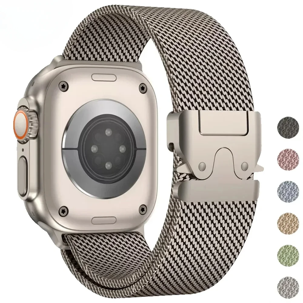 Elegant Milanese Loop Metal Band for Smartwatches - Men's & Women's Style