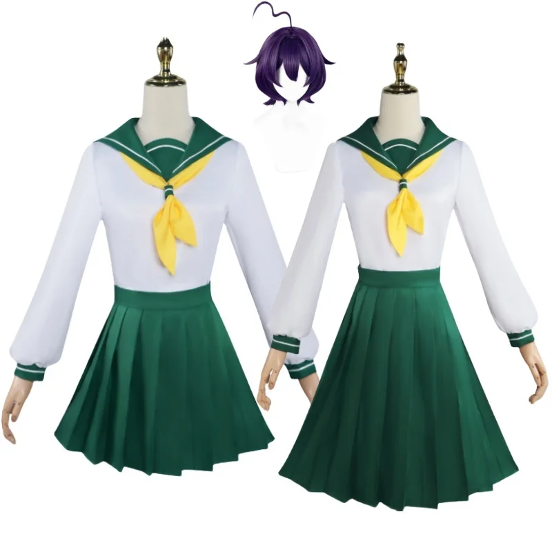 

Hiiragi Utena Cosplay Costume Anime Mahou Shoujo ni Akogarete Magia Baiser School JK Sailor Uniform Hanabishi Haruka Halloween