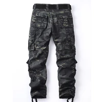 Men Combat Pants With Knee Pads Tactical Cargo Sport Trousers Camouflage Multicam Trekking Hunting Clothes 2
