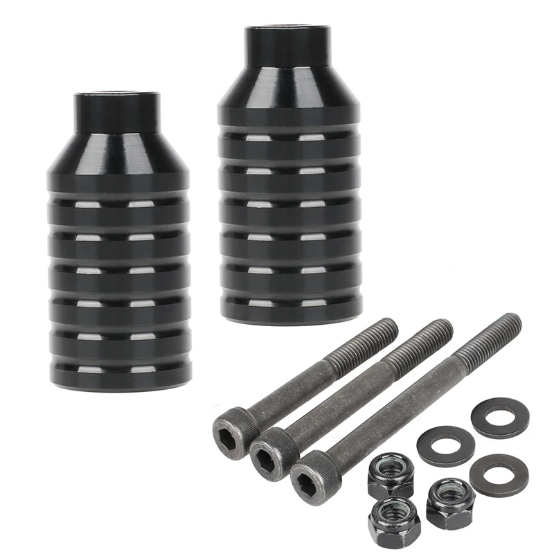 2pcs Pro Scooter Pegs Aluminum Scooter Parts For Stunt Scooter Kick