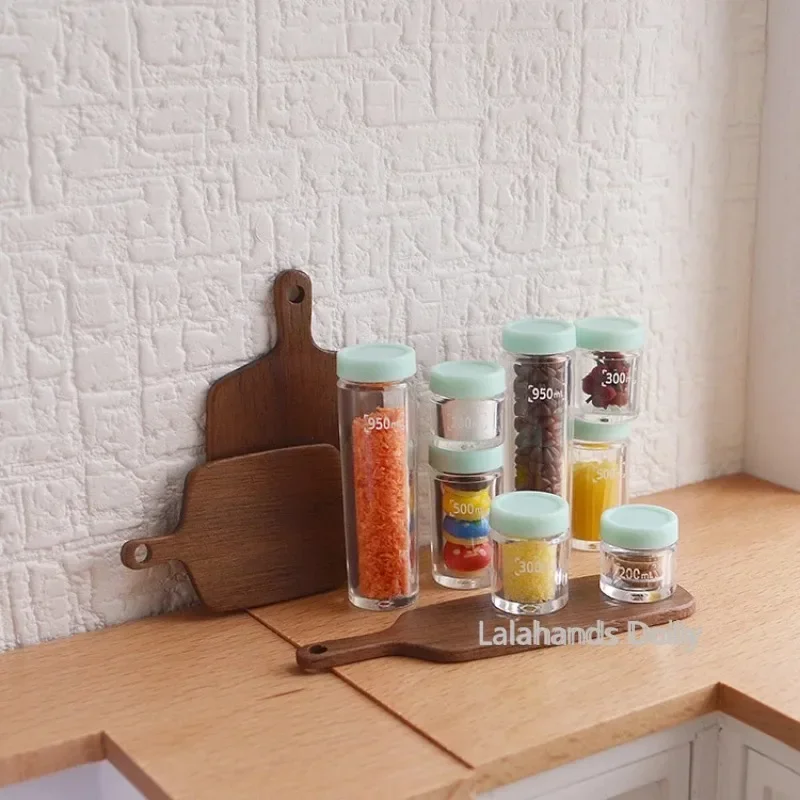 Doll House Mini Sealed Cans, Candy Cans, Storage Bottles for OB11, Blythe Doll Furniture Decorative Accessories