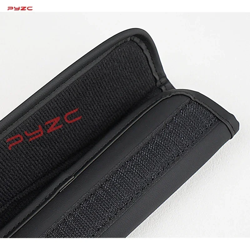 Car Suede Carbon Fibre Safety Belt Cover Shoulder Protection Shoulder Protective Pad For Nissan Juke F15 F16 Auto Accessories