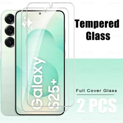 2-Pack Tempered Glass Screen Protector with Full Adhesive Cover for SAM S24 Plus (2 Pieces)