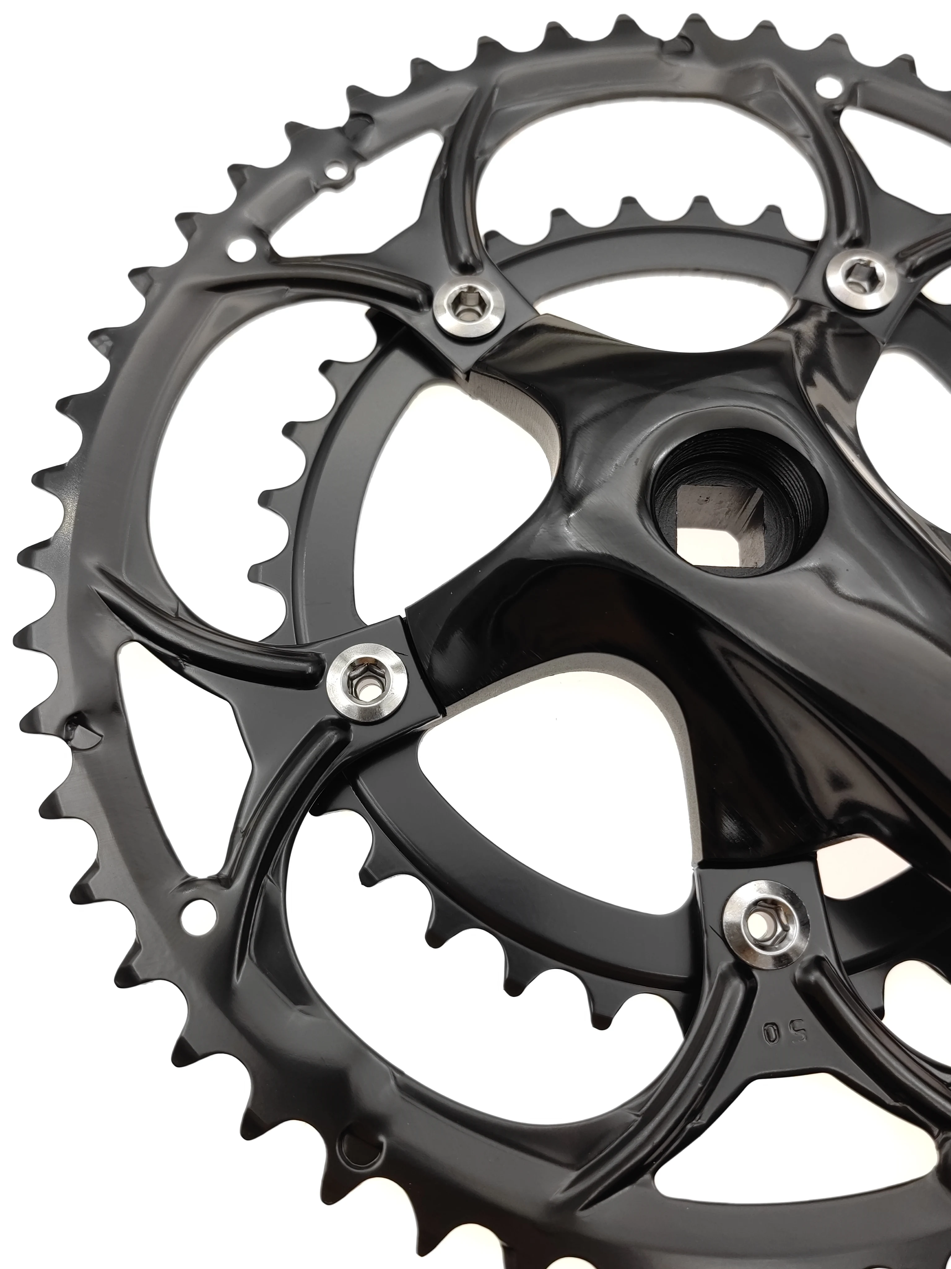 50/34T Road Bike Crankset BCD 110mm 8/9 Speed Diamond Hole Double