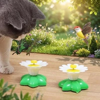 1PCS Electric Butterfly Cat Toy Automatic Rotating Flying Shake Humming Bird Intelligence Training Funny Pet Toys Random Color