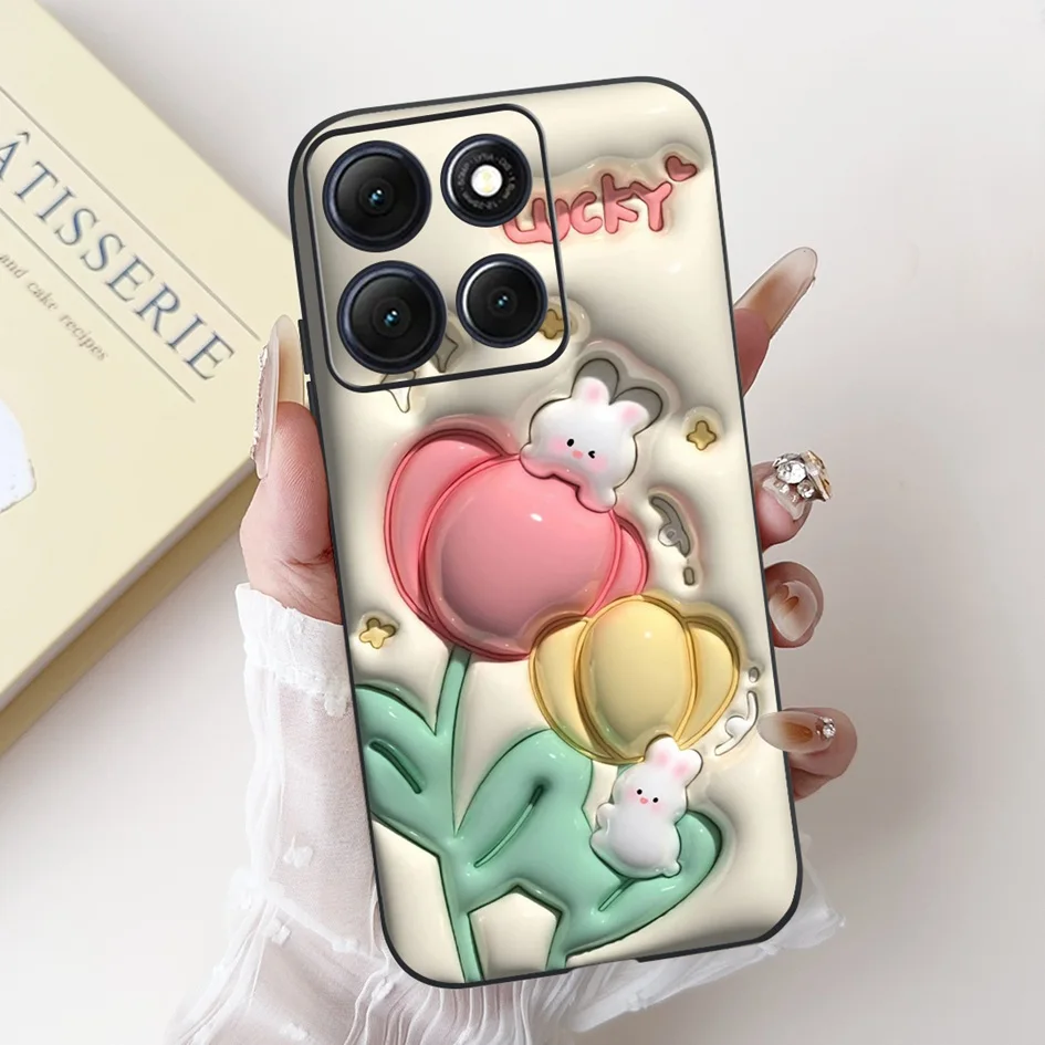 Shockproof Cute Cartoon Rabbit Silicone Phone Cover