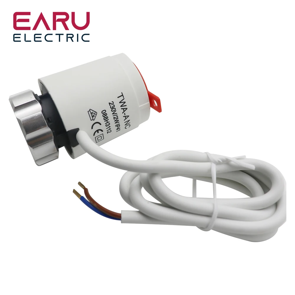 1/5/10 Pcs 230V Normally Closed NC M30*1.5mm Electric Thermal Actuator for Underfloor Heating TRV Thermostatic Radiator Valve
