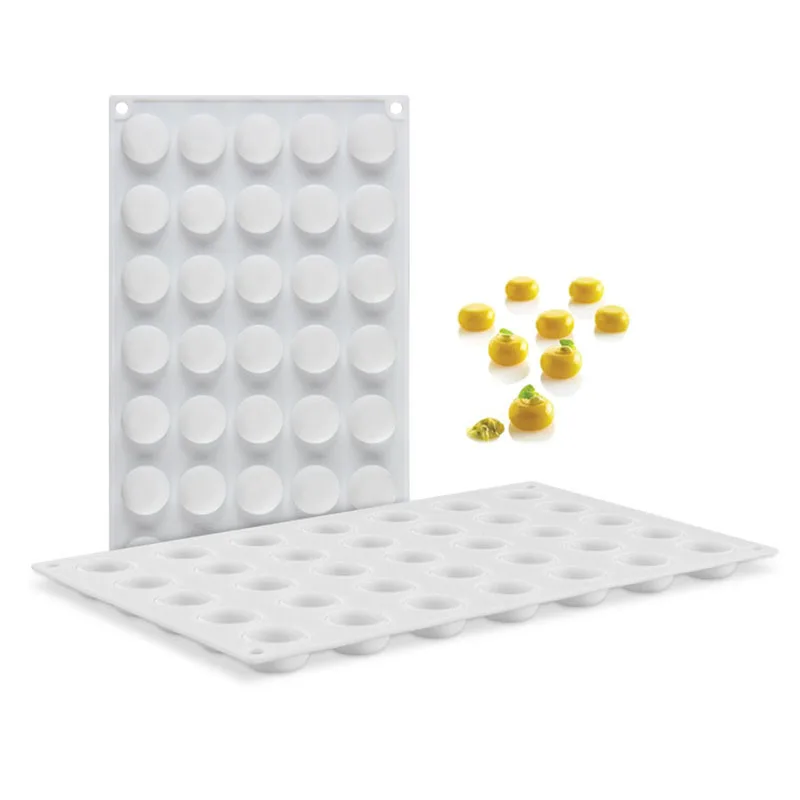 35 Cavity Round Ball Silicone Cake Mold For Ice Cream Chocolate Mousse Pastry Dessert Jelly Pudding Bread Bake Decorating Tools