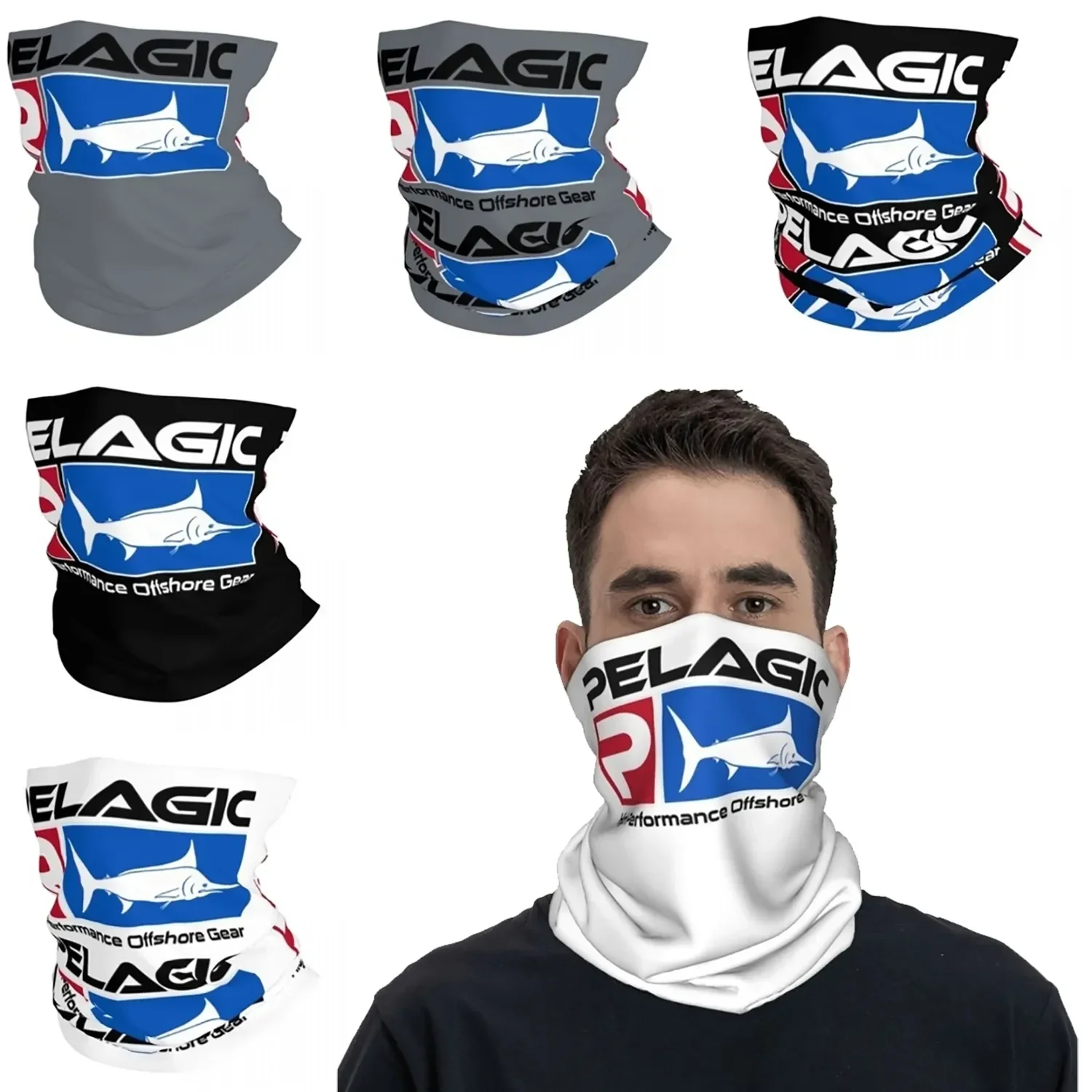 

Fishing Bandana Pelagic Accessories Fisher Scarf Merch Neck Gaiter Fisherman Magic Scarf Fishing Face Mask for Men Breathable