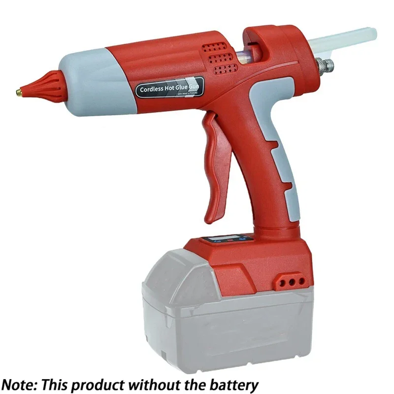 Pistola de Cola Quente sem Fio para Milwaukee Bateria de 18v Li-ion Pistola de Cola Display Digital Ferramentas Faça Você Mesmo Domésticas 10 Varas - Image 6