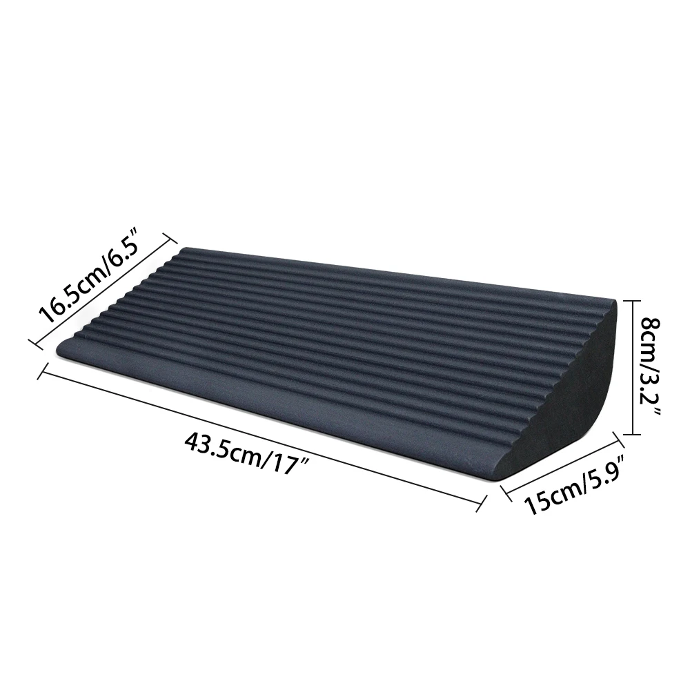 Description Picture 2 of itemStrength Training Leg Machines Squat Wedge Block Balance Exercise Yoga Weightlifting Calf Stretcher Slant Board Double Sided Use
