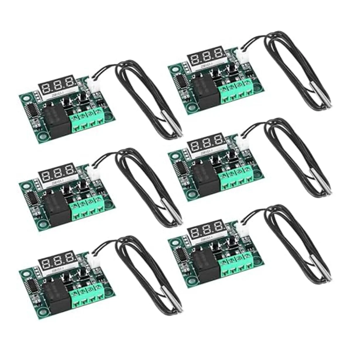 A40I W1209 DC 12V LED 디지털 온도 조절기 온도 컨트롤러-50-110 ° 센서 프로브가 있는 C 온도 제어 스위치 모듈 보드