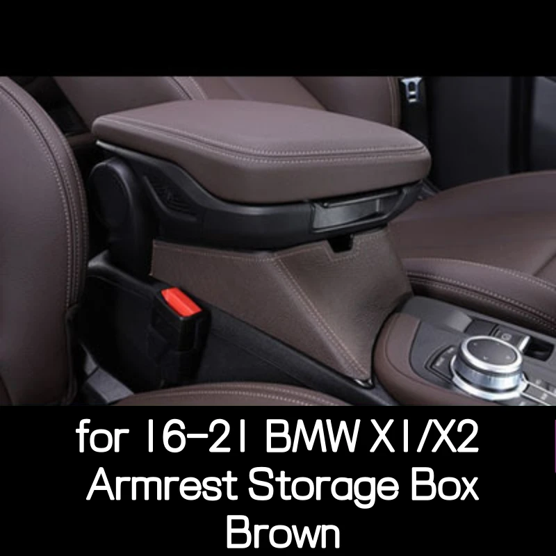 For BMW X1 2023 center console anti-slip storage box interior accessories.