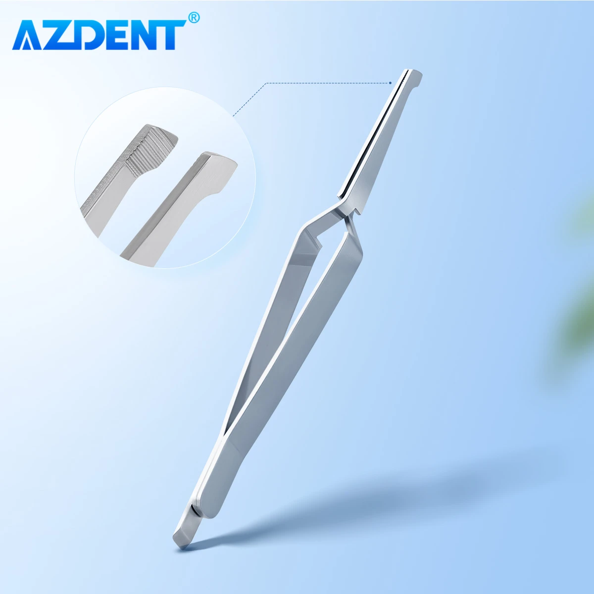 Azdent歯科用ブラケットピンセット、歯科矯正ブレース、バッカル