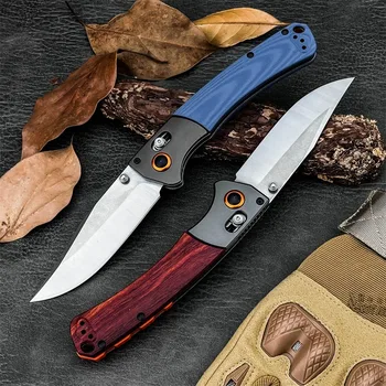 Top Tactical Folding Knife/Redwood Handle 1