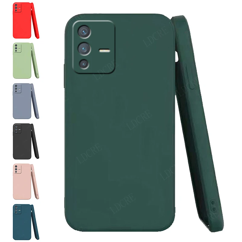 Per Cover Vivo V23 5G Custodia Per Vivo V23 5G Capas Custodia Morbida Antiurto In Silicone Liquido Di Lusso Per Vivo V23 Pro 5G Fundas