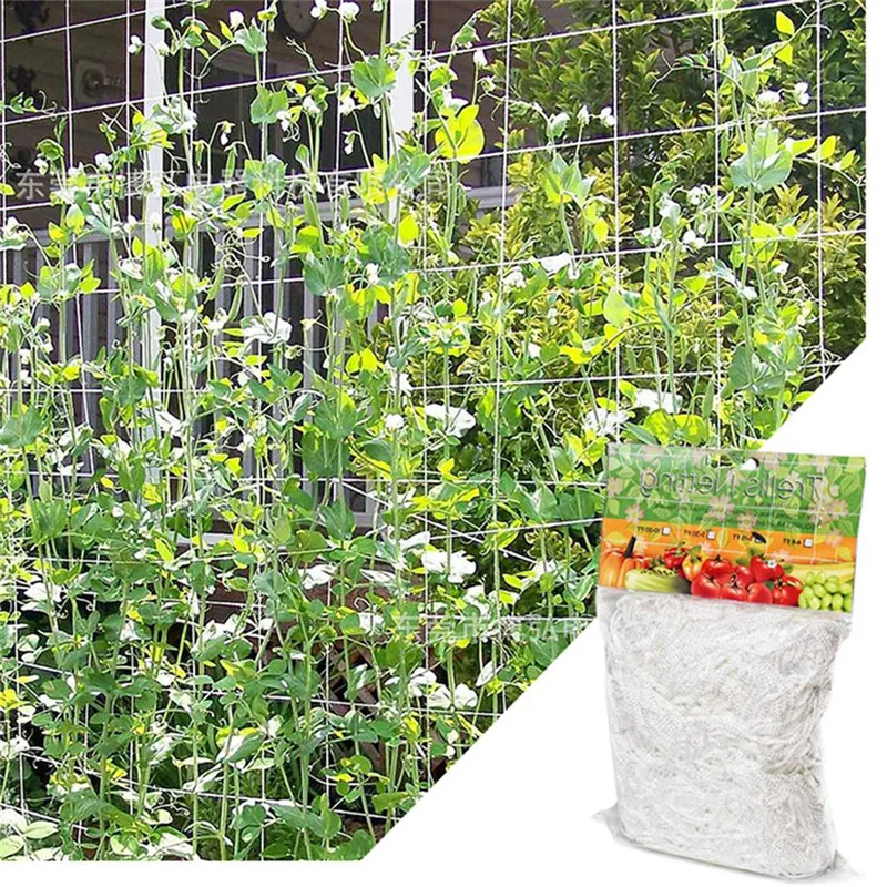 

Plant Trellis Netting Heavy-Duty Polyester Plant Support Vine Climbing Hydroponics Garden Net Accessories Multi-Use